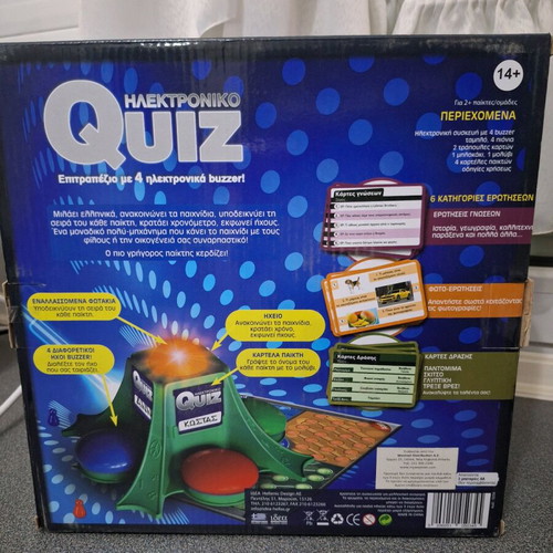 Electronic board game Quiz like new with 4 buzzers
