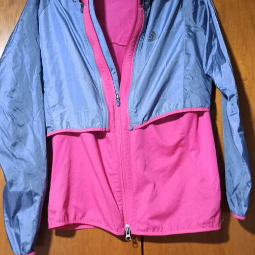 Adidas women's windbreaker like new, size L