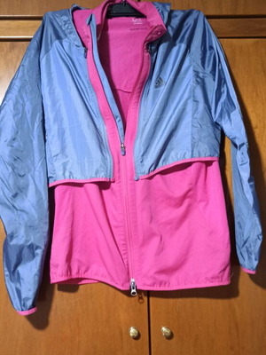 Adidas women's windbreaker like new, size L