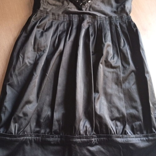 Zara women's satin dress black size L like new