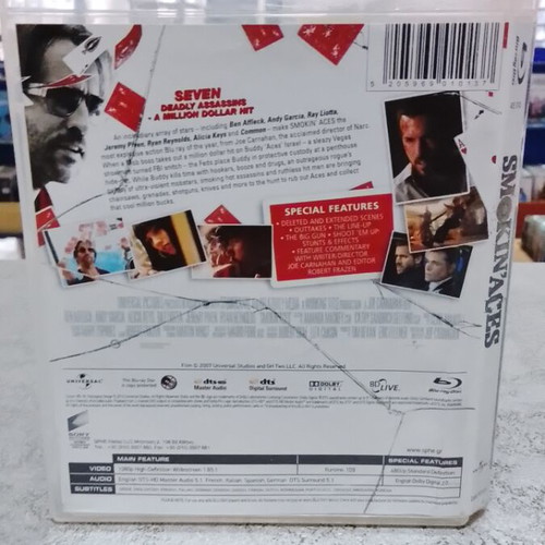 Smokin' Aces Blu-Ray με ελληνικούς υπότιτλους, σαν καινούργιο