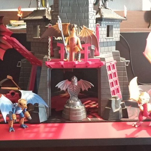 Playmobil Dragon Castle like new, ready assembled