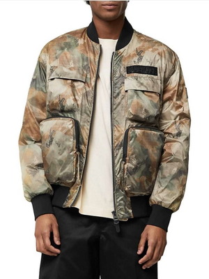 Mackage Baxter Camo Down Bomber Jacket new, L size