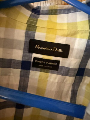 Massimo Dutti Men’s Plaid Shirt Size M Like New