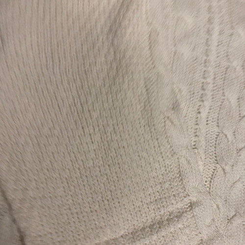 Stradivarius white knitted sweater size S used