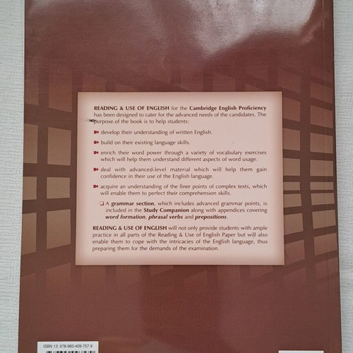 Cambridge English Proficiency Reading & Use of English Teacher's Book