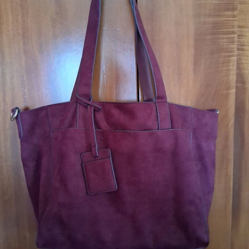 Castor shoulder bag like new, burgundy, spacious