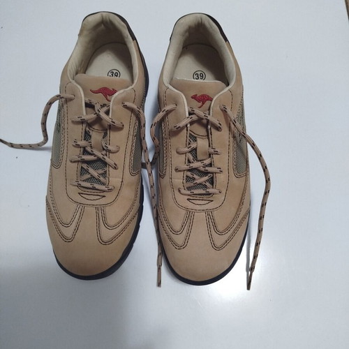 Canguro Travel leather sneakers new beige size 39