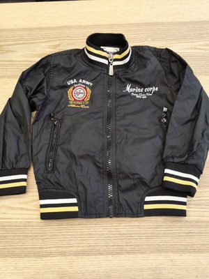 Marine Corps bomber jacket for boys 4 years, black