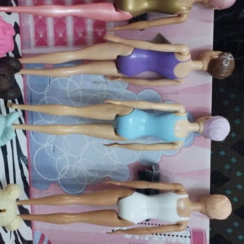 Colour Reveal dolls set of 4 with Lol Surprise wigs