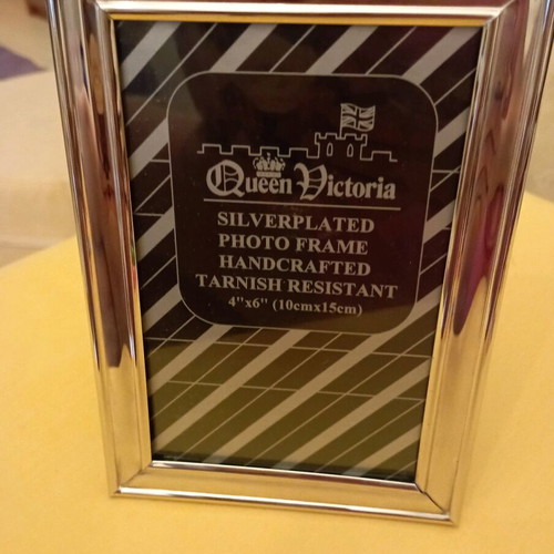 Photo frame silverplated new