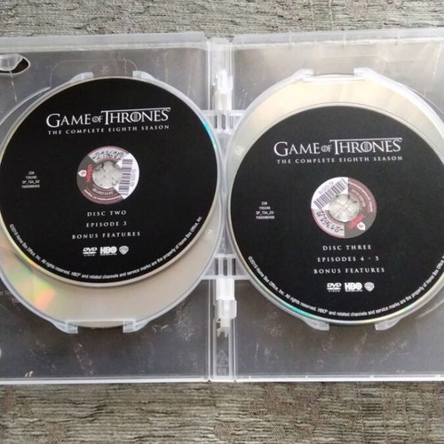 Game of Thrones Season 8 DVD box set with Greek subtitles