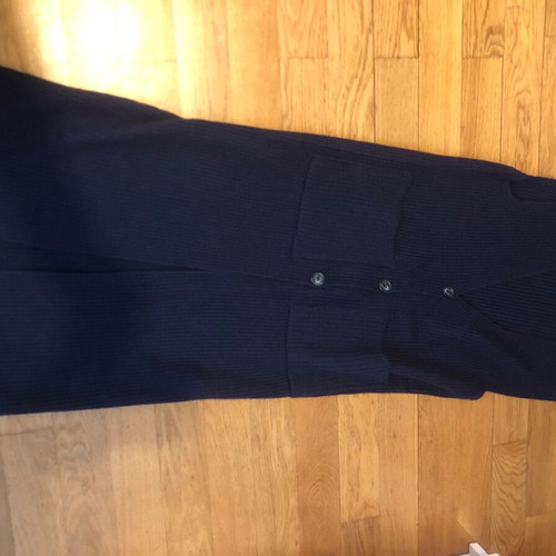 Zara Home Long Sleeveless Vest Women M/L Blue Like New