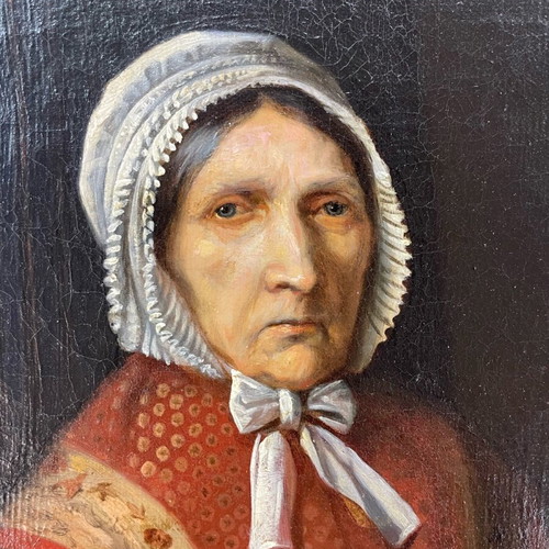 Artwork used by painter H. Suyckx in golden frame