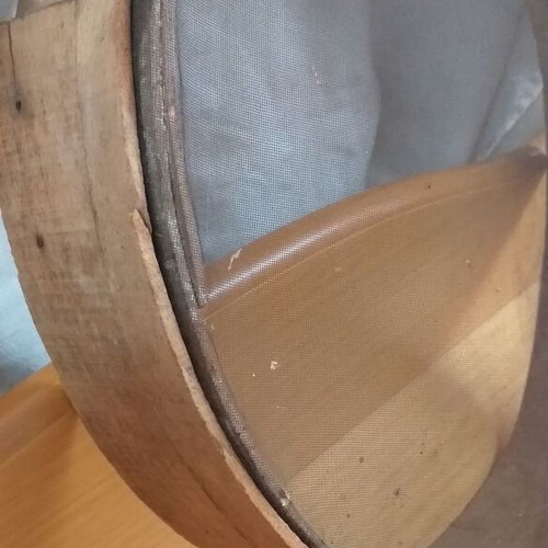 Παλιό κόσκινο μεταχειρισμένο για διακόσμηση, διάμετρος 36 εκ.