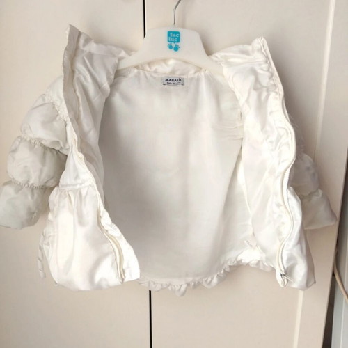 Marasil baby jacket for 1-year-old girl like new with detachable hood