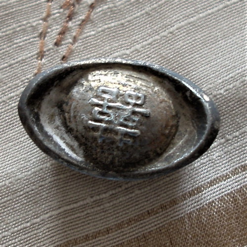 Chinese authentic silver coin Qing dynasty used from 1800
