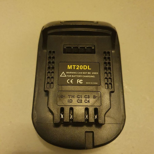 MT20DL battery adapter for Makita 18V Li-ion to DeWalt 18V tools