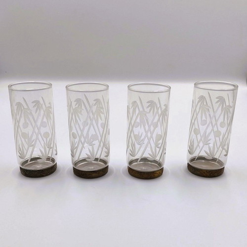 Tsipouro glasses used, set of 4 pieces