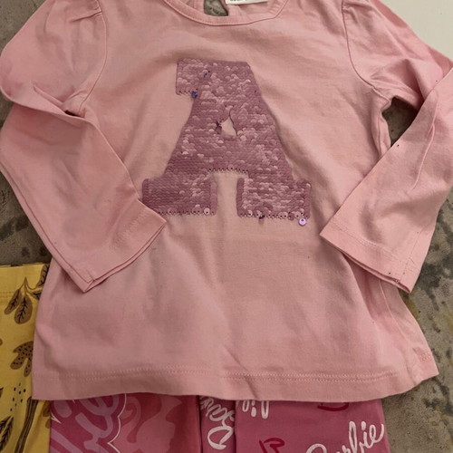 Baby clothes for girl like new, set of 7 pieces, size 80