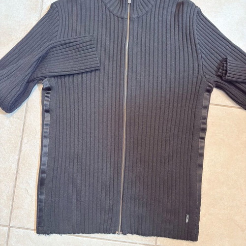 Moschino cardigan like new, black, size XL fitting large