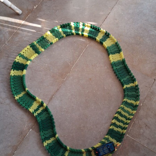 Battery-powered car track used