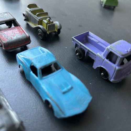 Tootsie Toys and Midgetoys toy cars used, iron, made in USA