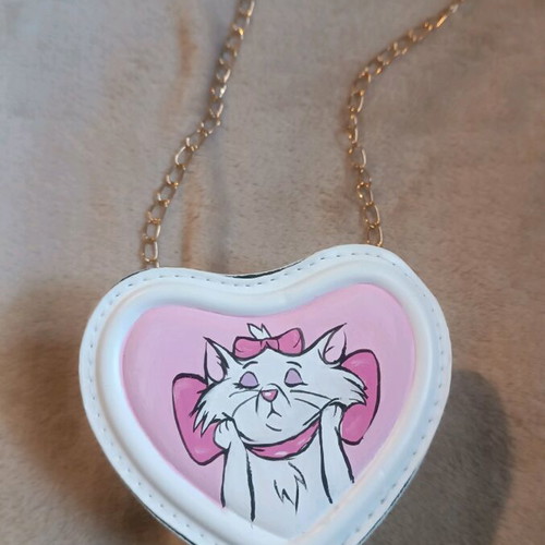 The Aristocat's crossbody bag new, white pink Disney
