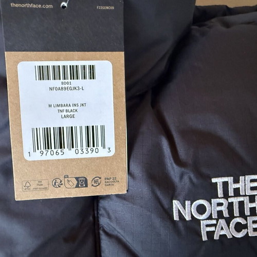 The North Face Limbara Jacket new men's winter black L-XL