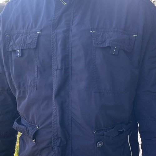 Monte Napoleone navy blue jacket used, XXXL, spring autumn