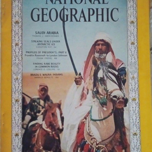National Geographic 1966 vintage magazine collection, 9 issues