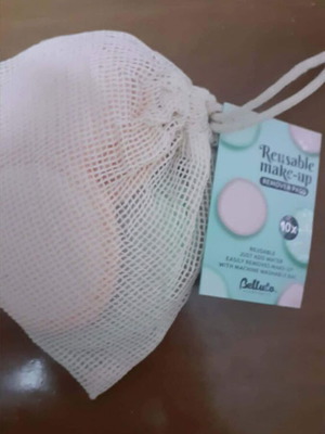 Reusable makeup remover pads new, pack of 10, eco-friendly