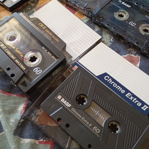 BASF Chrome Audio Cassettes used, pack of 13