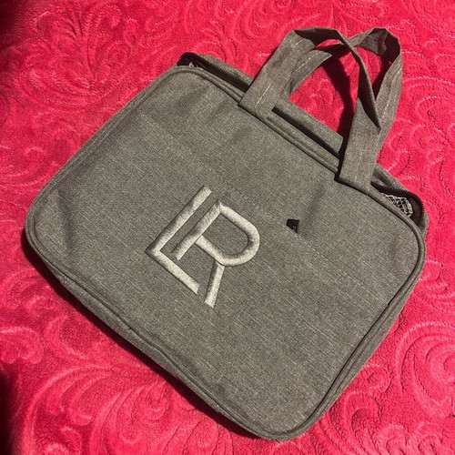 Gray handheld bag like new