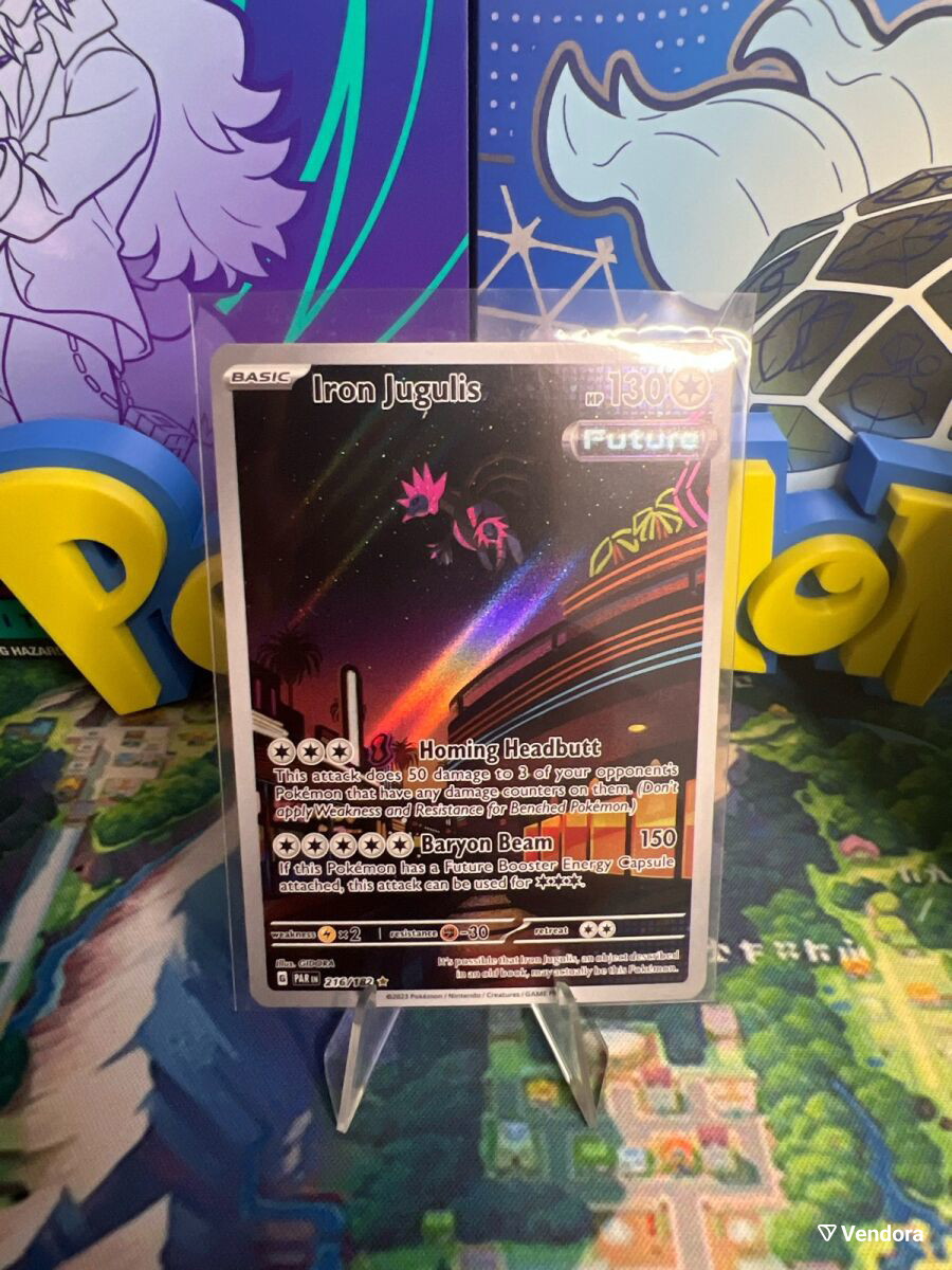 Iron Jugulis IR Pokemon Card 216/182 new -  12,99 - Vendora.cy