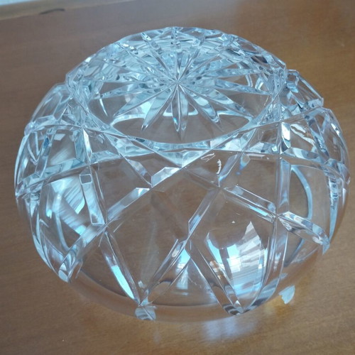 Bohemia crystal bowl 20cm vintage mint condition