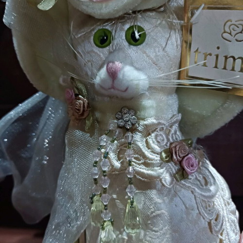 Trimar decorative cat new vintage cloth early 00s