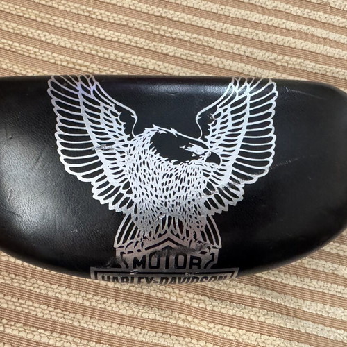 Harley Davidson glasses case used, black original