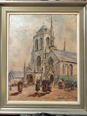 Painting with frame, 53x68 cm