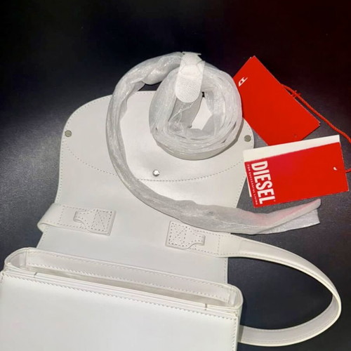 Diesel 1DR Iconic Shoulder Bag like new, white