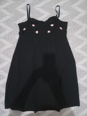 Dress like new, size M, black with pink details