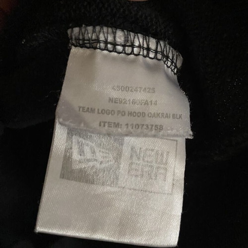 New Era Raiders NFL hoodie, authentic, black