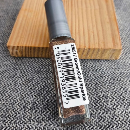 2MAD nail art polish Brown-Gold Sparkle 8 ml new
