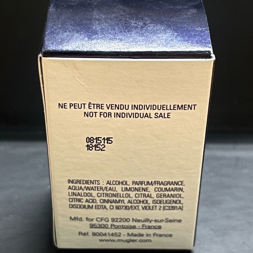 Mugler Alien Man mini perfume Eau de Toilette like new 6ml