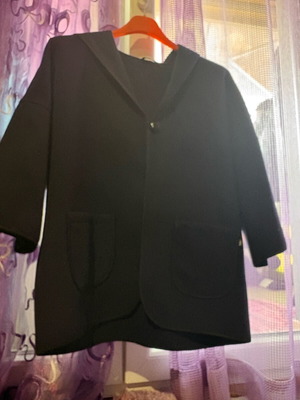 Παλτό Makis Tselios Fashion σαν καινούργιο, μαύρο και μπλε, μέγεθος XL