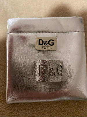 D&G stainless steel ring used, with case