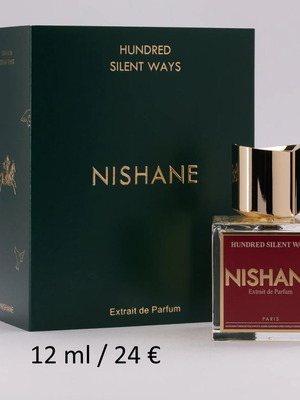 Hundred Silent Ways by Nishane decant 12 ml new
