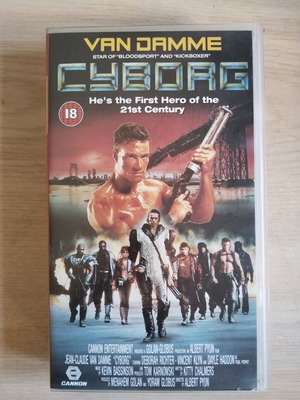 Cyborg VHS used, action, 1988 with Van Damme