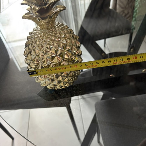 Decorative gold pineapple like new