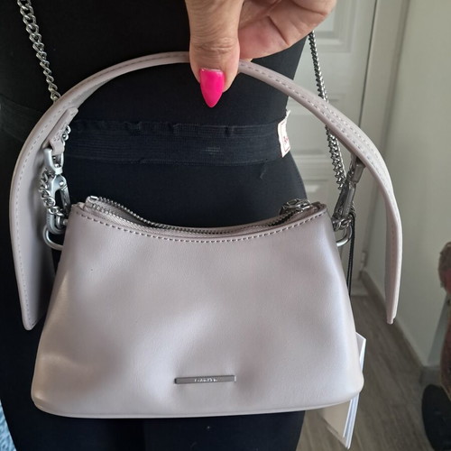 Calvin Klein Micro Mini Bag, shadow gray vegan leather